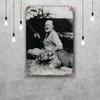 Ernest Hemingway Retro Vintage Tin Sign Poster Decorative Plaque Metal Plate Wall Decor