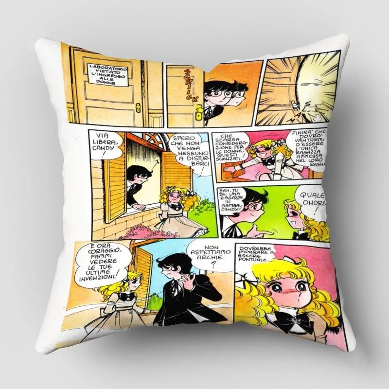 Candy Candy Kissenbezug Kissenbezug zum Anpassen Modernes Zuhause Dekokissenbezug für Wohnzimmer 45x45cm