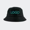 Custom Logo Summer Solid Color Foldable Bucket Hats For Women Beach Sun Cap Outdoor Fisherman Caps Unisex Sunscreen Panama Hat