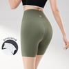 Three-Point High-Waisted Yoga Shorts for Women - Tummy Control, Butt Lifting, Anti-Exposure Fitness Base Layer
