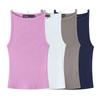 2026 Womens Ribbed Slim Fit Camisole Sexy Sleeveless Top Layering Or Outfits