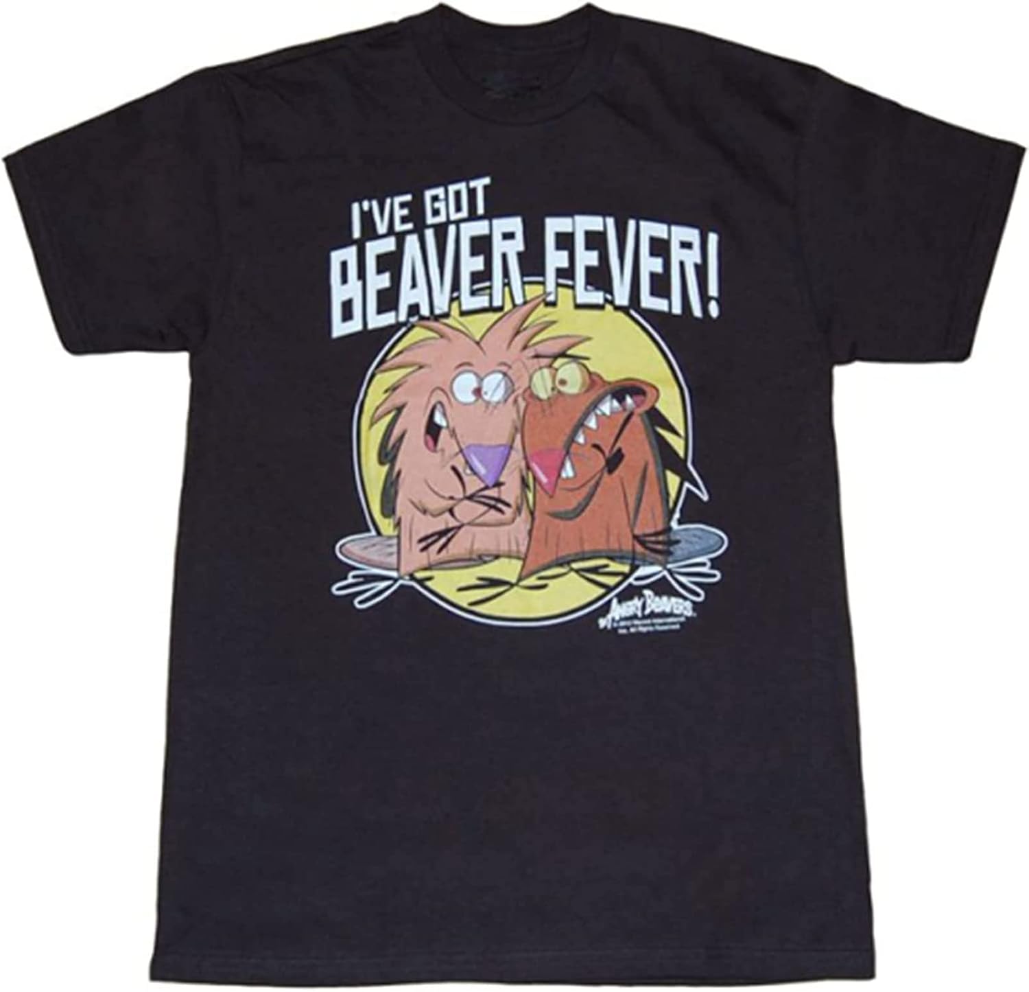 Men s Angry Beavers T Shirt Fashion Men s Cotton Tee S