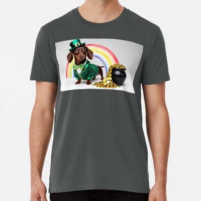 Bassotto Leprechaun Dalla S alla 5XL Prodotto in AU/USA Maglietta