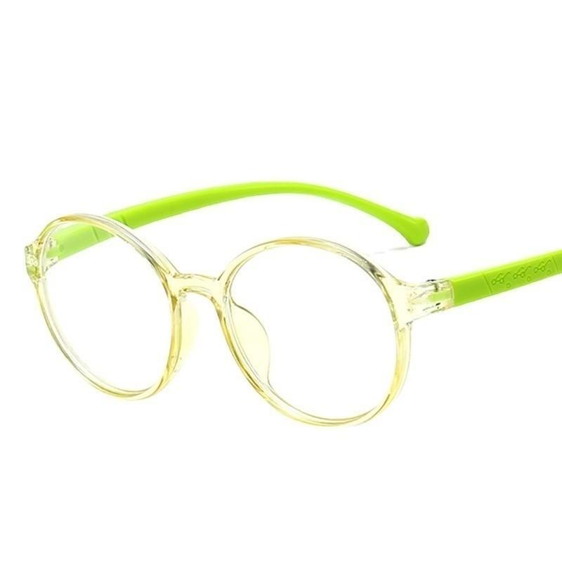 Kids Anti-Blue Glasses Anti Radiation Eyeglass Anti Rad Glasses for Kids Against Blue Light Eyeglasses Replaceable Lens