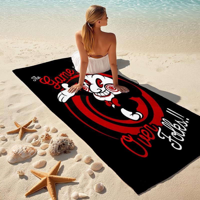 1pc Pennywise3 Beach Towel, Comfortable and Thick, and Swimming/Bath/Picnic/Camping Towel, Suitable for Seaside Beaches