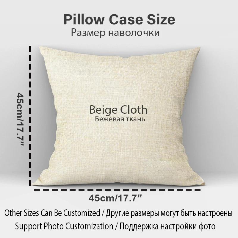 1Pcs/Set Linen Pillow Cover Black White Hand Painting Yellow Cute Cat Kitchen Chair Cushion Cover Home Decorative Pillow Case