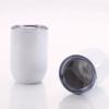 12Oz Eggshell Cup Pro 304 Stainless Steel Sublimation Coated Egg Cup Creative U-Shaped Red Wine Glass