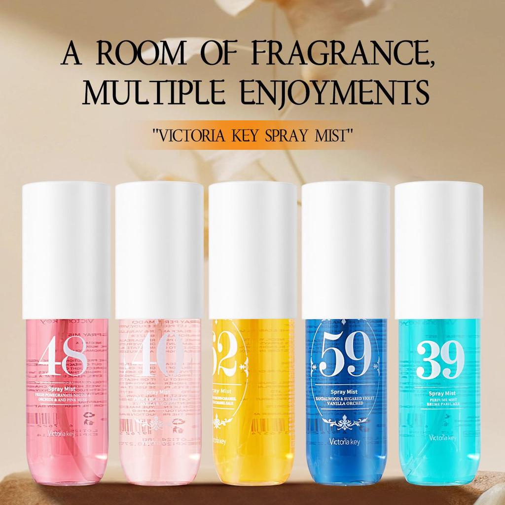 Cross 18 Styles Alcohol-Free Brazilian Perfume Mist for Body & Hair - Long-Lasting Women's Fragrance