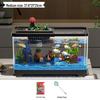 Eco-Friendly Desktop Goldfish Tank with Integrated Filter & Aerator for Living Room – Betta Fish Landscaping Aquarium