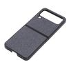 Shiny Phone Case Suede Lining ABS Scratch Resistant Folding Screen Phone Case for Samsung Galaxy Z FLIP 4