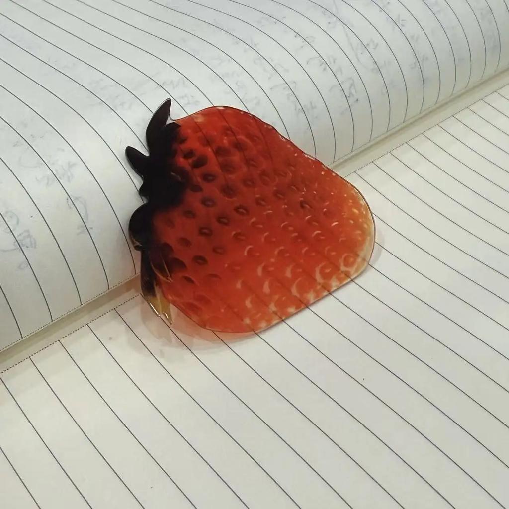 Acrylic Bookmark Lightweight Fruit Slice Bookmark Desktop Decor Bookmark Ins For Stationery Collection Schools Desktop