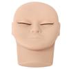 Lash Extension Practice Head with Removable Eyelids, 3D Realistic Facial Contour Mannequin for Eyelash Training, Soft Rubber Reusable Beauty Model,