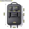 Car Backseat Storage Bag, With Tissue Box,Multifunctional,Backseat Protector Cover Pad,Large Capacity Back Storage Hanging Bag