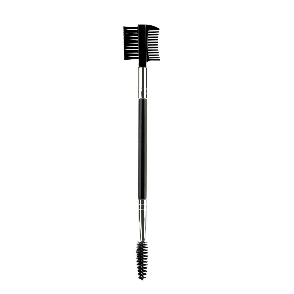 Ran Cai Dual-Use Eyelash & Eyebrow Brush with Wooden Handle - Portable Hot-Selling Makeup Tool