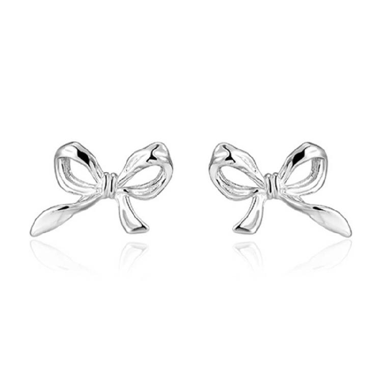 

Minimalist Bowknot Stud Earrings Alloy Material Ethnic Earring Jewelry Accessory 1