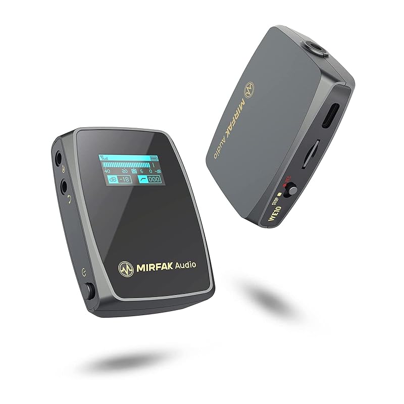 

[] MIRFAK Audio wireless microphone system WE10 2.4GHz communication Equipped with built-in microphone Lavalier microphone included MFA13