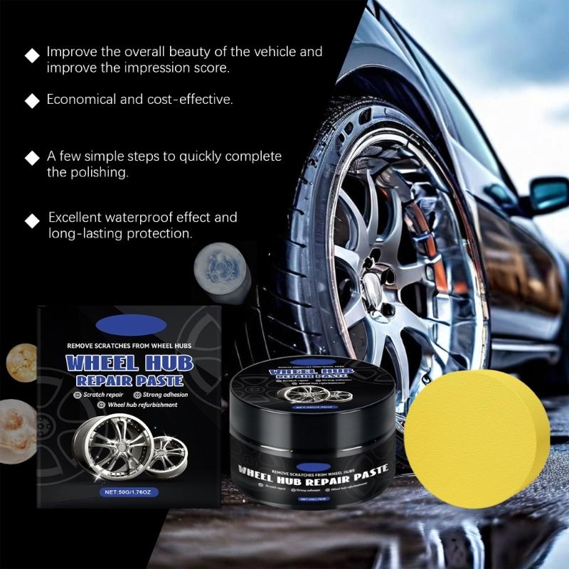 Tire Rims Scratch Paint Repair Paste Car Wheel Rims Maintenance Scratch Refurbishment Paste Wheel Hub Detailing Accessory