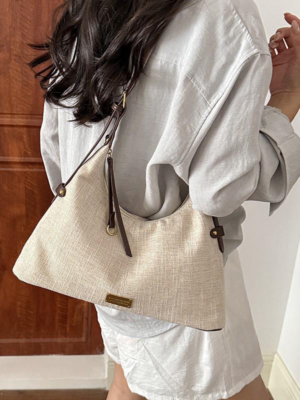 Dumpling Women's Retro Large-Capacity Casual Crossbody Shoulder Bag