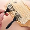 A Single Pack of Plastic Mini Comb Cleaner with Embedded Bristles a Hair Removal Tool for Home Use Featuring a Handle