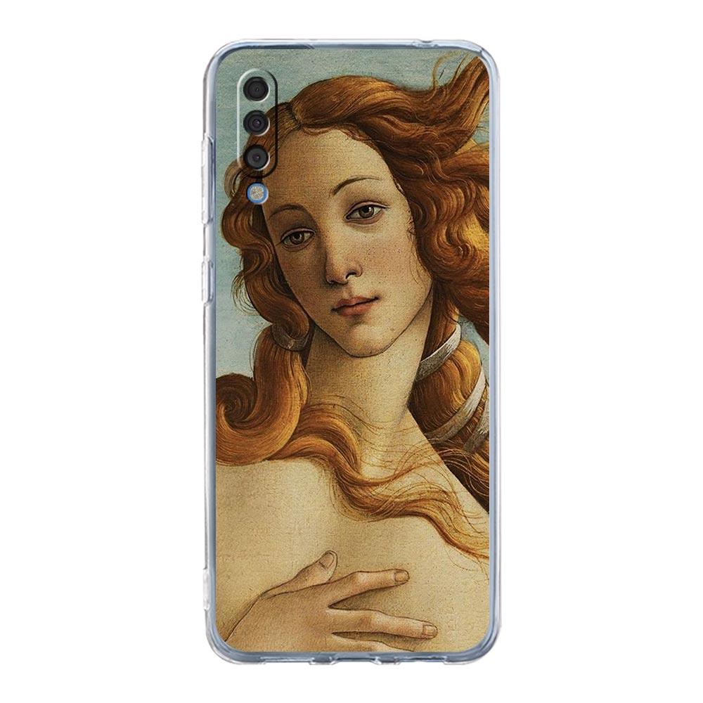 Phone Case For Samsung A14 A50 A70 A30 A40 A20E A10S A20S A02S A04S A12 A22 A32 A34 A52 5G A54 Renaissance Art Painting Cover