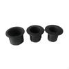 3 Pieces Garden Table Umbrella Hole Sleeves Plugs Fits 1.1-1.8inch Pole Simple Assembly Adapter for