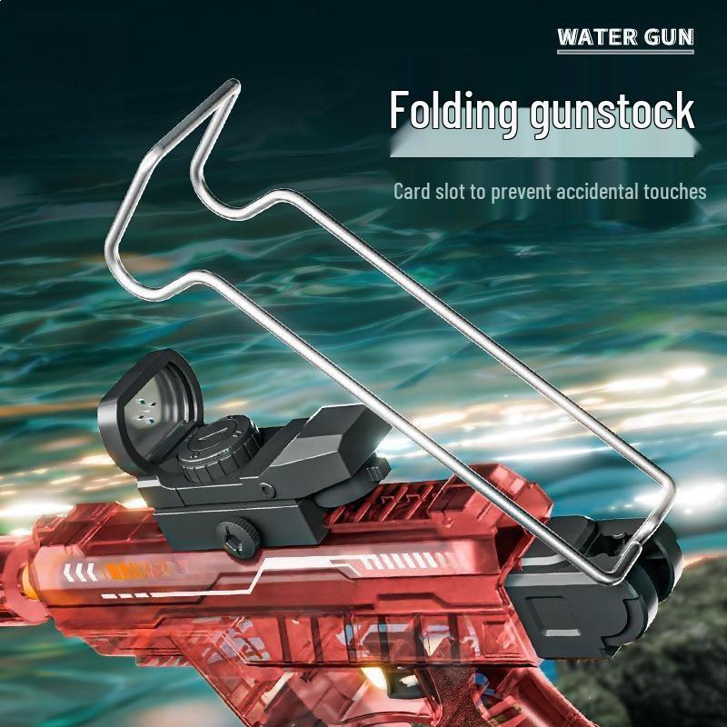 Uz Electric Water Gun: Fully Automatic, Continuous Spray, Cool Light Effects for Outdoor Water Battles