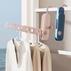 Coat Hanger Portable Folding Clothes Rack Durable Space-Saving Organizer with 7