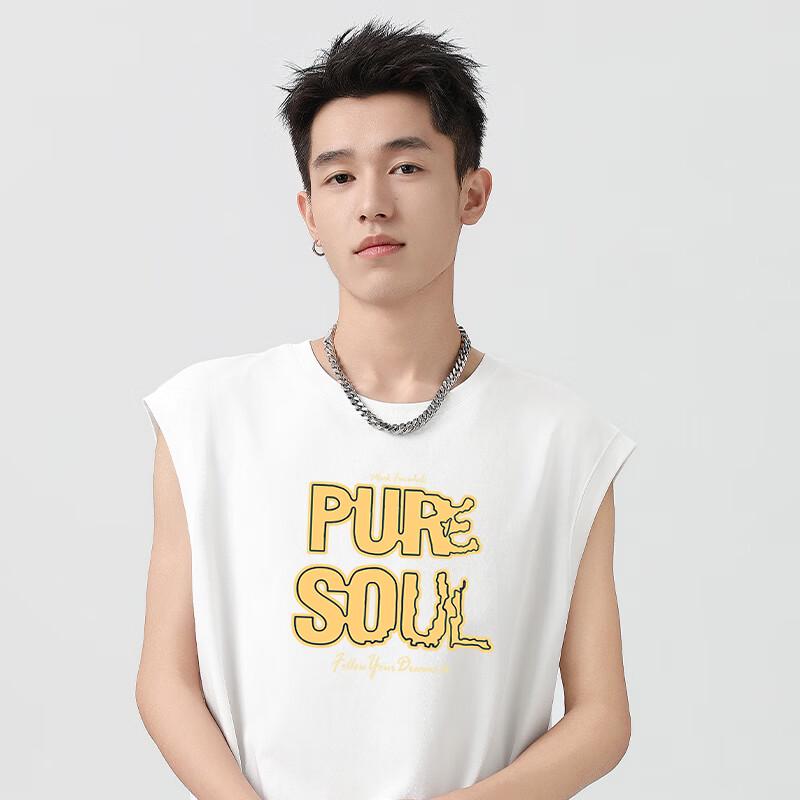 Mark Fairwhale Men's Pure Cotton Sleeveless T-Shirt