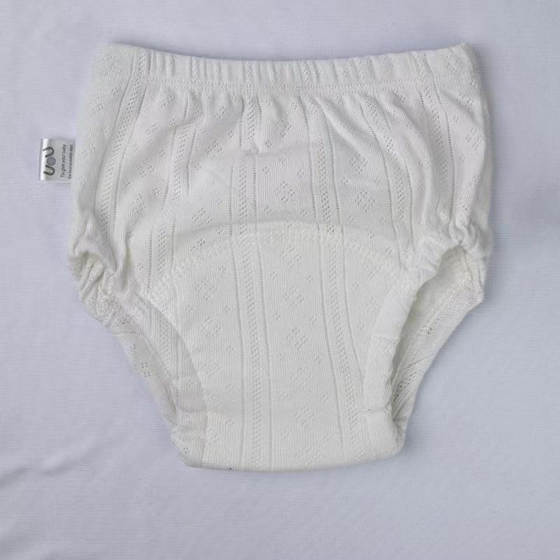 Unisex Washable Mesh Diaper Cover | Breathable Hollow Design Pants for Quick-Dry Comfort
