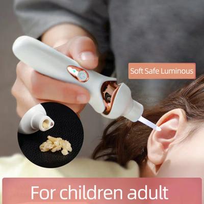 Ear Cleaner Vysoce přesný nástroj na odstranění ušního mazu 5ks silikonová ušní lžička LED světlo Bezdrátový otoskop Smart Ear Cleaning Ear Cares