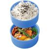 Skater Lunch Box Disney Retro Mickey Mouse 500ml 2 Tier Round Antibacterial Made in Japan ONWR1AG-A
