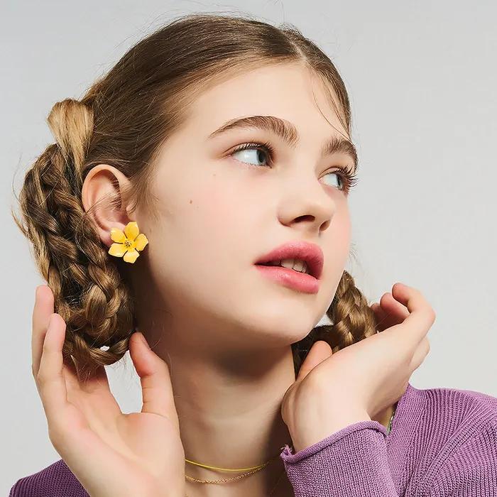 Luna Blossom Flower Earrings
