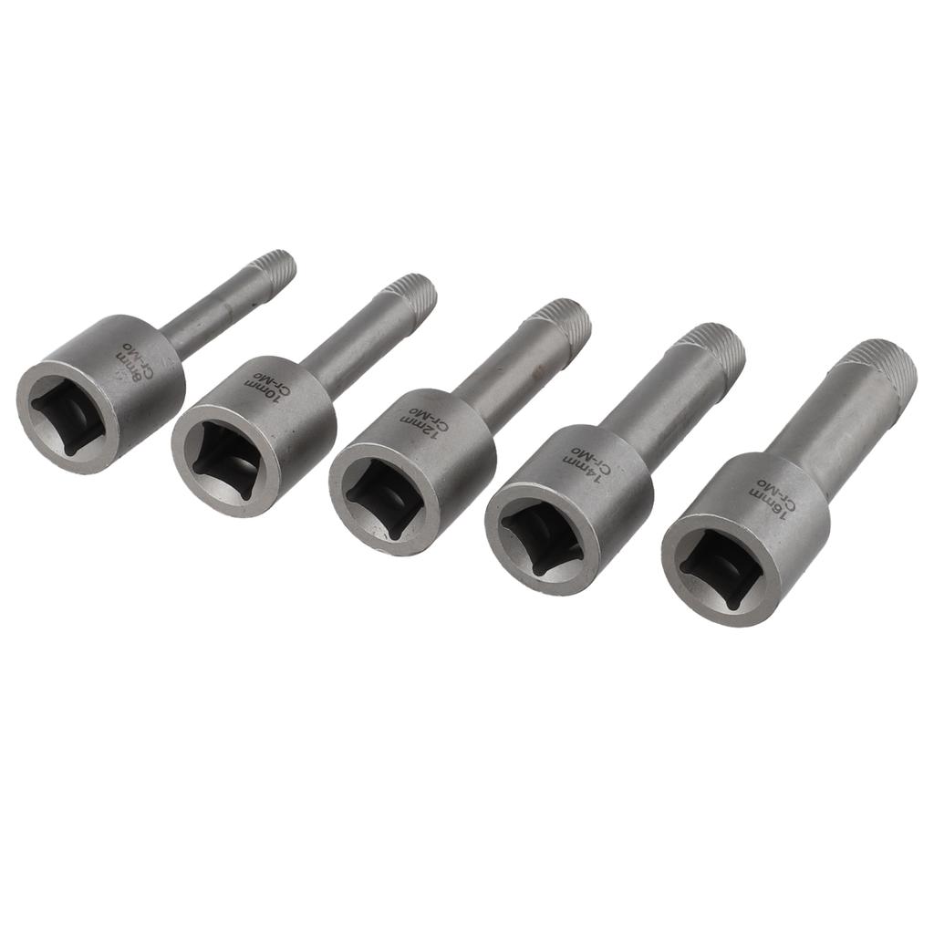 Zestaw wykrętaków do uszkodzonych śrub 816mm do usuwania zerwanych śrub z adapterem nasadki i kompatybilnością z napędem 512 cali