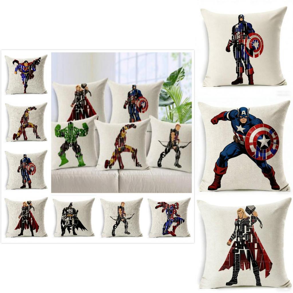 The Avengers Hawkeye Linen Cushion Cover For Home Bedroom Couch Decor