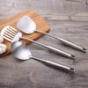 316 Stainless Steel Kitchen Utensil Set, 6 Pcs Cooking Tools Including Wok Spatula & Skimmer for Home Restaurant Use