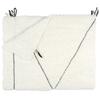 Sherpa Blanket White With Black Pattern 130X160 Cm