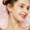 Fashion Silver Color Star Stud Earrings For Girls Women Stainless Steel Pentagram Stars Earrings
