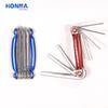 Min Factory Sale Industrial Grade Aluminium Alloy Foldable Allen Wrench Hex Key Set Home Bicycle Repair Tool Torx Tip Made Steel