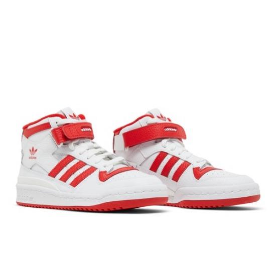 

adidas Forum Mid J White Vivid Red GS GY8363 EU 35.5 белый