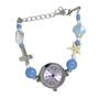 Adjustable Bracelet Watch Starfish Shell Quartz Watch New Ceramic Beaded Bracelet Watch  Gift
