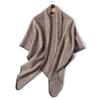 Loose Fit Knitted Poncho Cape Thick Women Shawl Fashion Warm Shawl Scarf  Office Wear
