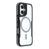 For iPhone 16 Plus Magnetic Case Skin-Touch TPU+PC Shockproof Phone Back Cover
