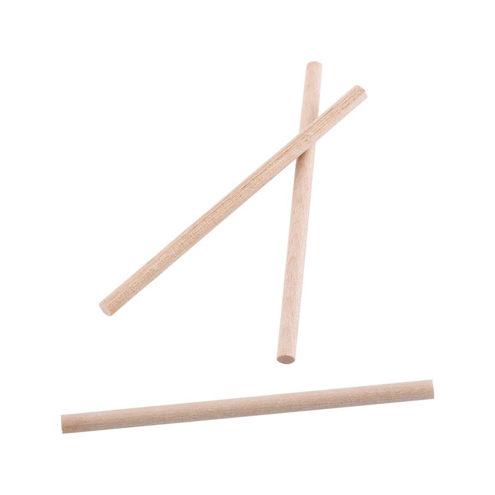 200pcs 1/8 x 3.94 Inch Wooden Dowel Rods Unfinished Surface Hardwood Dowel Pins DIY Projects