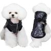 Hundezubehör, Haustier-Overalls, Haustier-Jacke für kaltes Wetter, einfarbig, Haustier-Hunde-Fleece-Kapuzenmantel, wasserdicht, winddicht