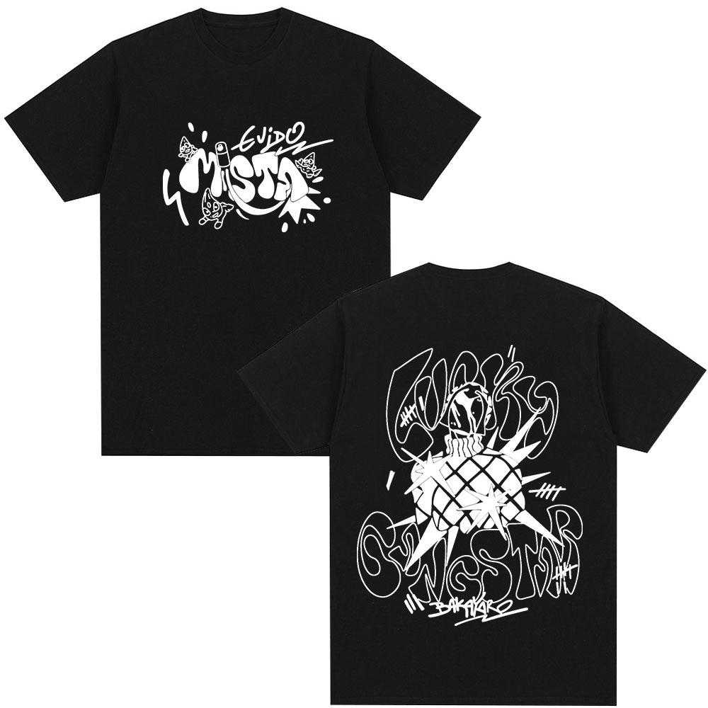 

Anime Jojo Bizarre Adventure Guide Mixed Shirts 2026 Summer Unisex Women Cotton Oversized Y2K Tshirt Fashion Casual Unisexs Tshirt M