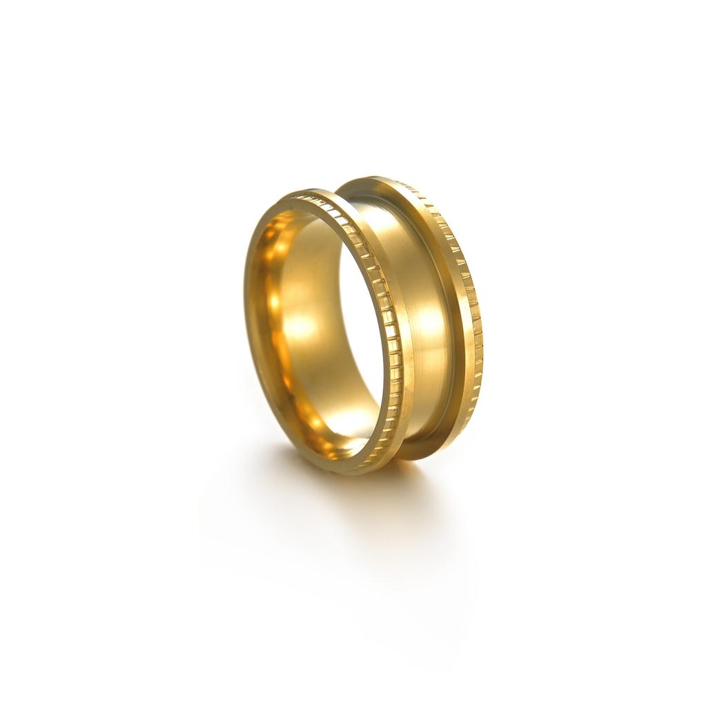 men's  316L stainless steel  Rings simple ladies jewelr For Connectors For Diy  Finding Making Accessories Wholesale