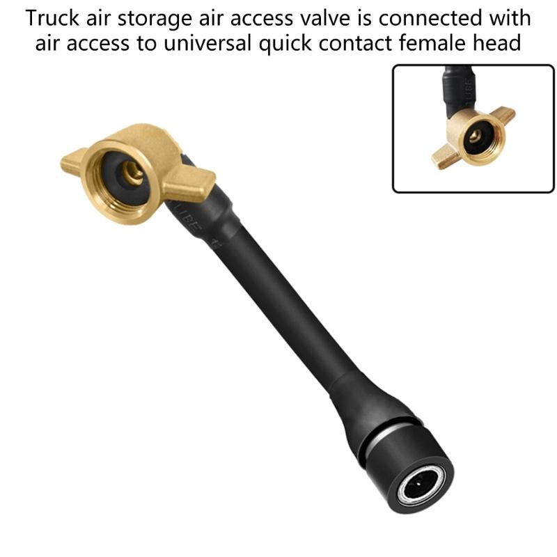 60cm/24-inch Truck Air Tank Air Intake Connector Connecting Pipe Truck Trailer