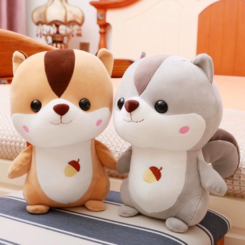 Cute New Squirrel Doll Plush Toy Hamster Doll Grab Doll Send Children Accompany Doll Send Girls