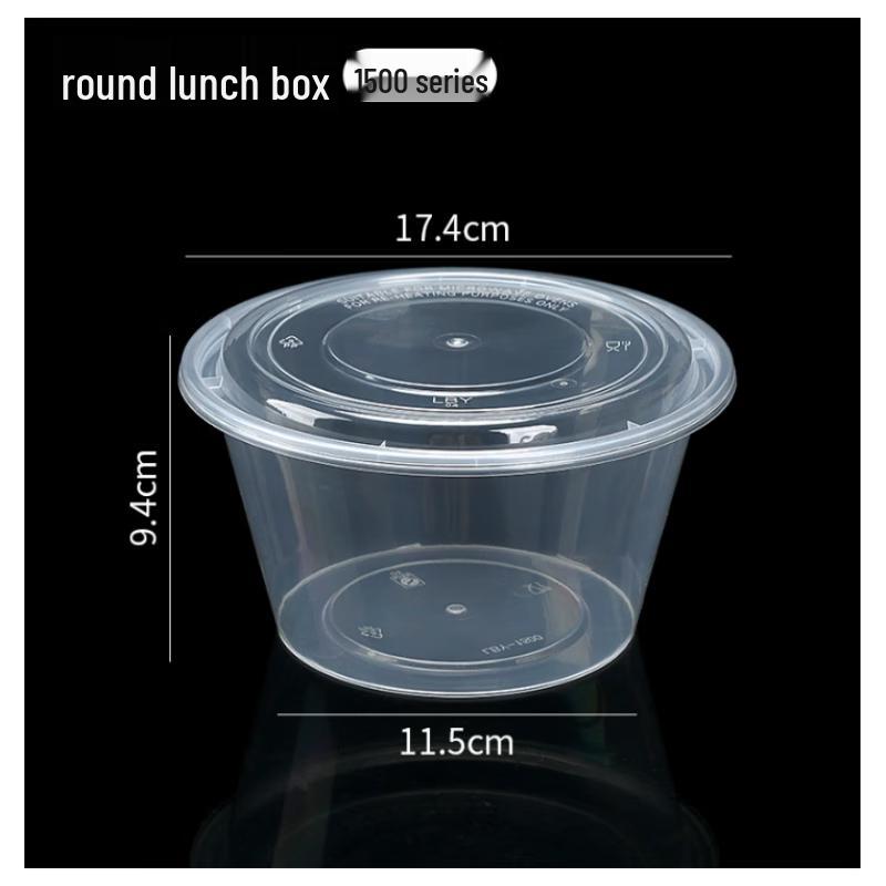 Disposable Plastic Takeout Food Containers