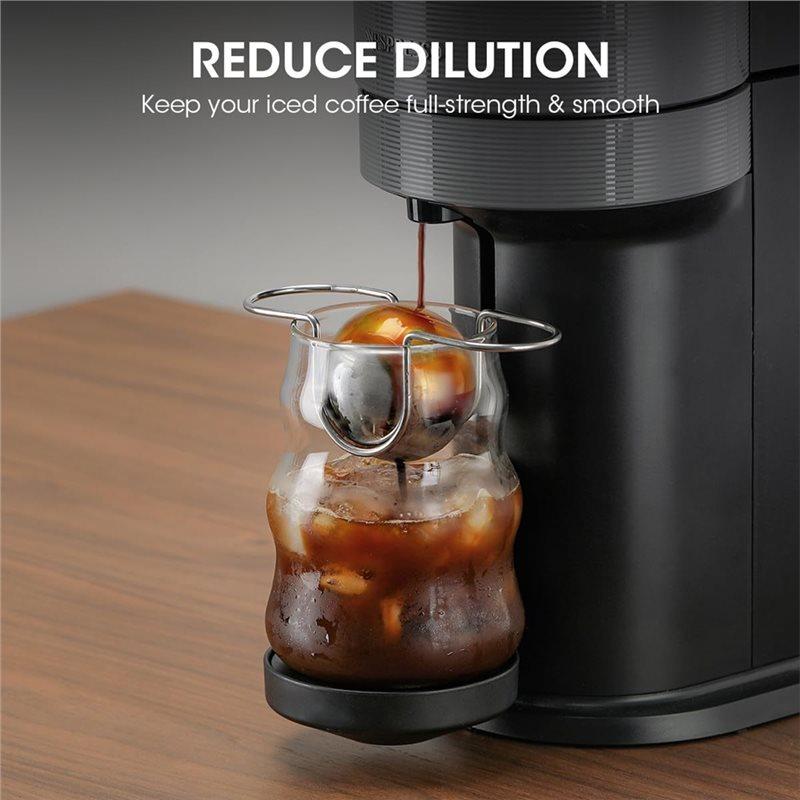 A03F-For Coffee For Espresso Accessories Espresso Cooling Ball Stainless Steel 2Pcs Cool Down Ice Ball Brew Extract Chilling Too